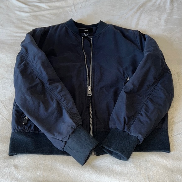 H&M Jackets & Coats Hm Bomber Jacket Size 36r Poshmark